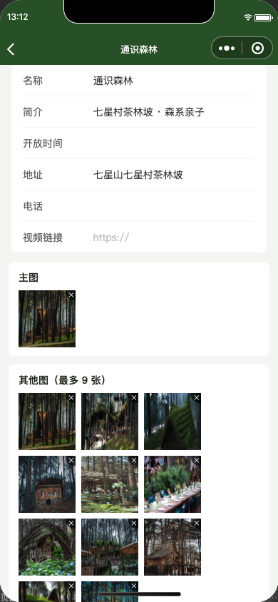 编辑点位顶部表单